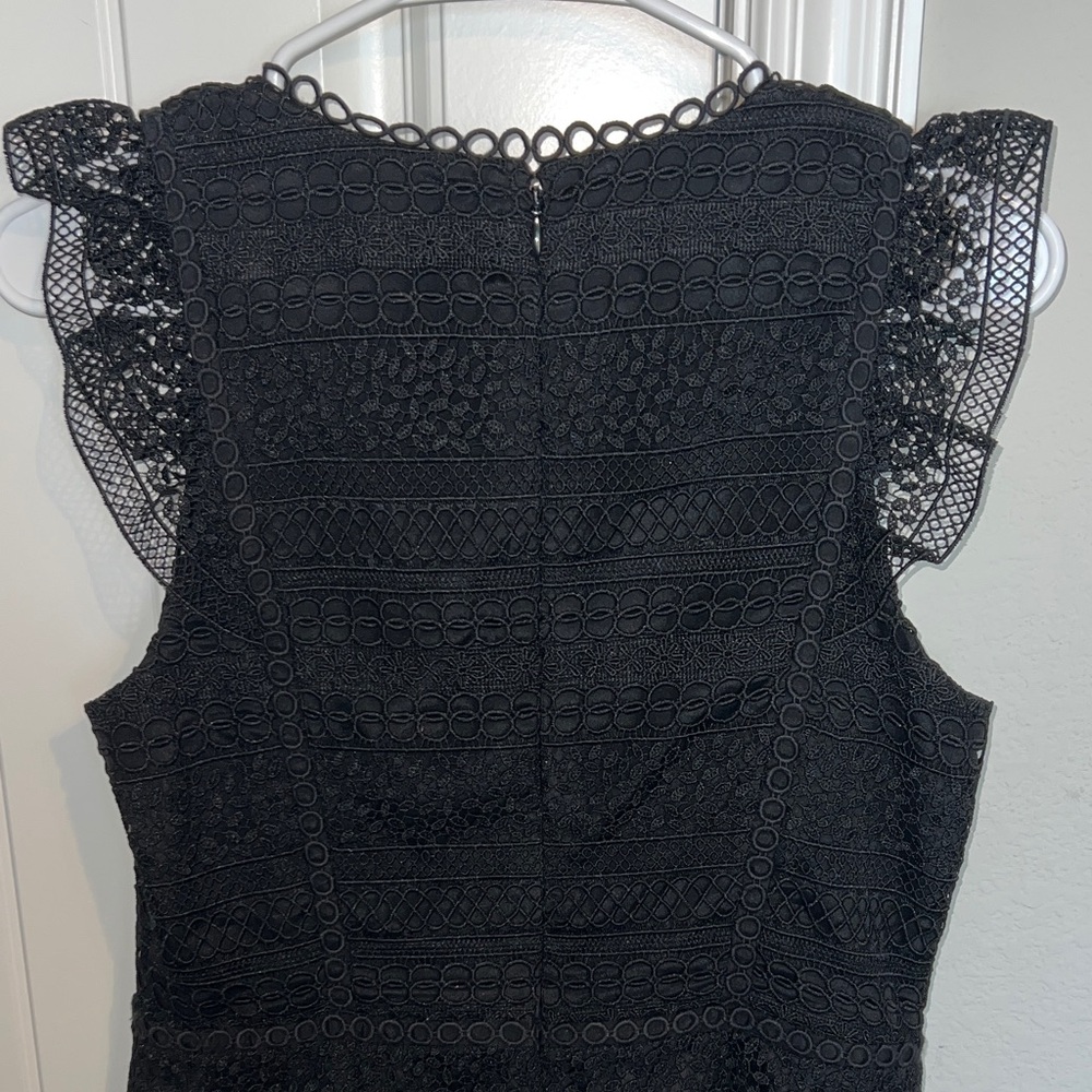 J. Crew Elegant Black Lace Dress - Picture 10 of 13